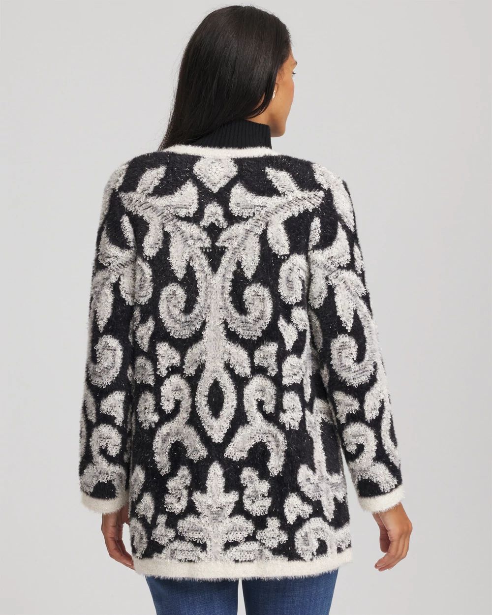 Abstract Fuzzy Cardigan | Chico's